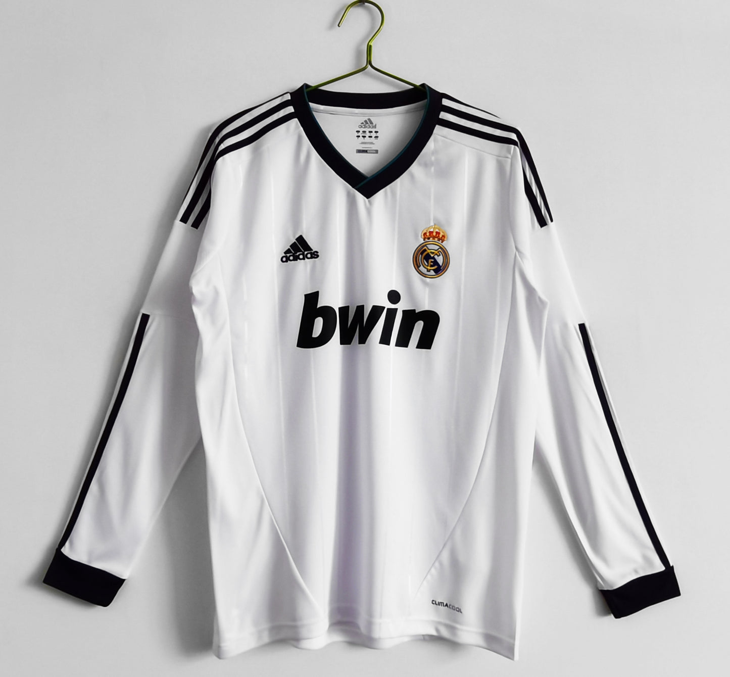 2012/13 Real Madrid home long sleeved jersey